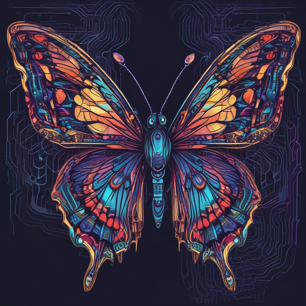 AI generated butterfly 2