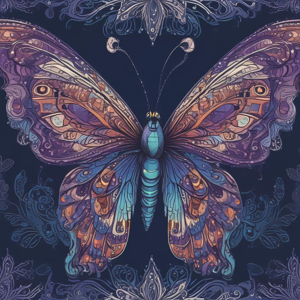 AI generated butterfly 4